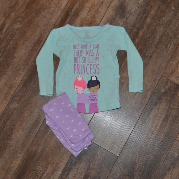 12M Carter's Princess PJ's - Picture 2 of 5